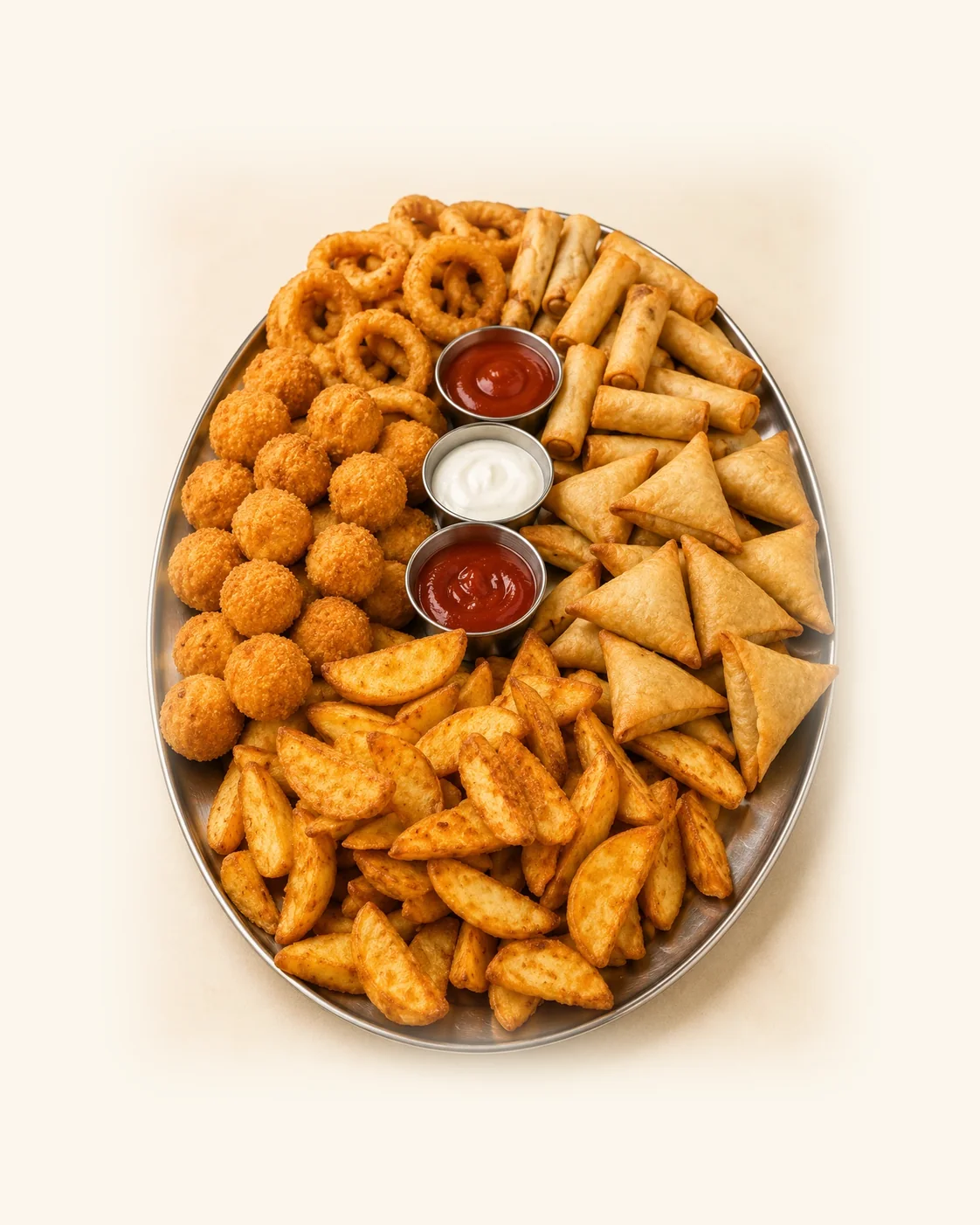 Hot savoury platter
